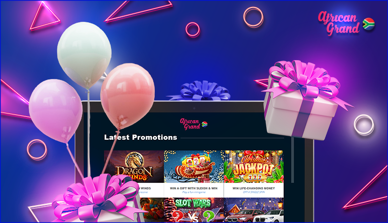 African Grand offers a lot of offers and bonuses