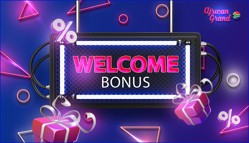 Welcome bonus “WELCOME!” at African Grand