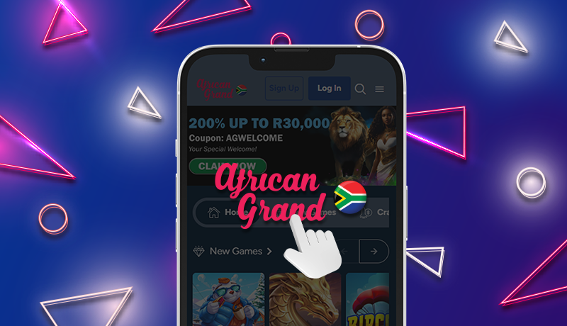 Go to the African Grand Casino website for a bet