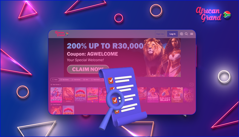 Learn African Grand Casino Terms and Conditions